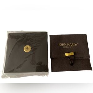 John Hardy Empty Jewelery Pouch Hook and Closer
